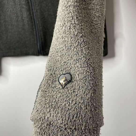 KUHL Alfpaca Fleece Jacket Women Medium Full Zip Brown Green Gorpcore Outdoor - Picture 6 of 13